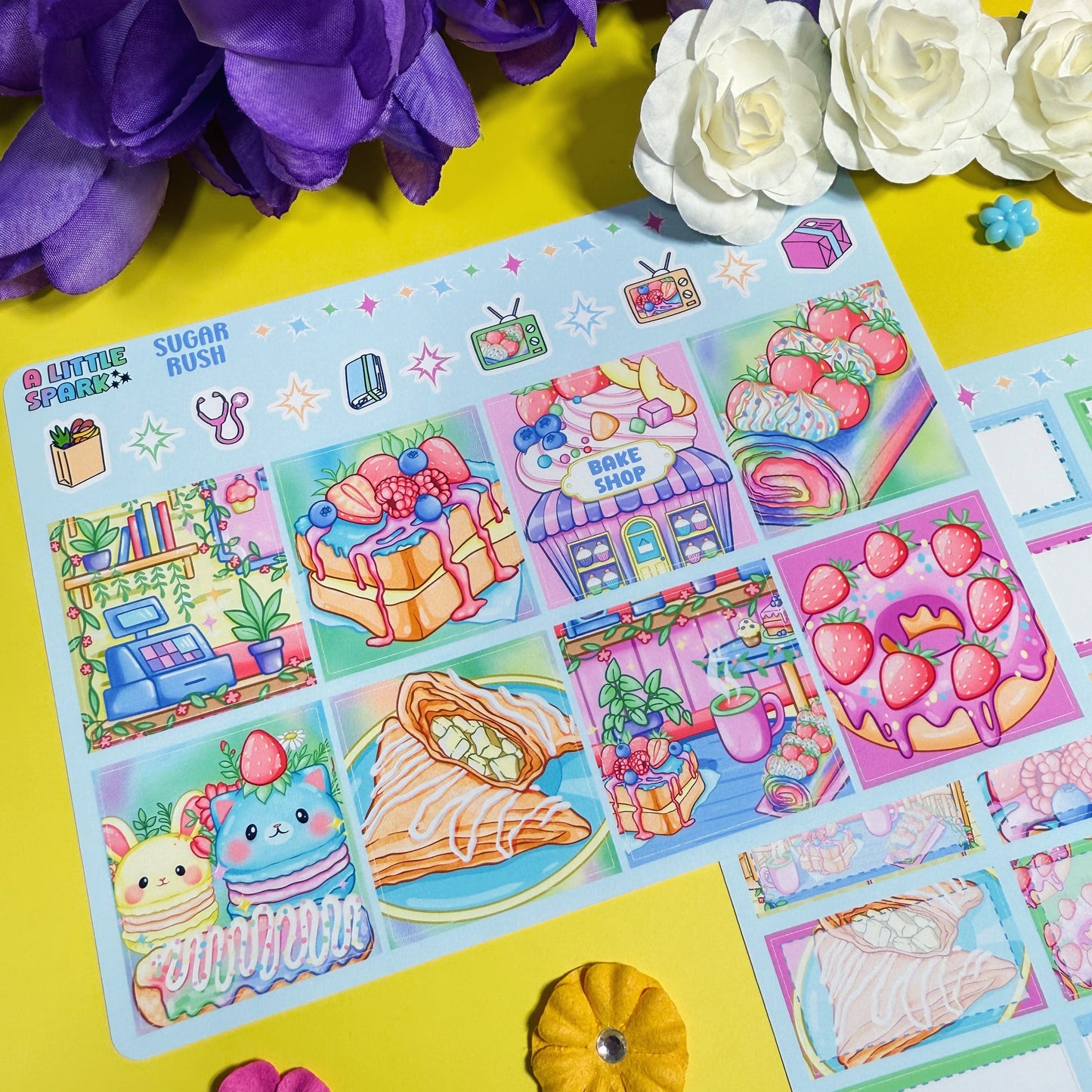Sugar Rush Weekly Sticker Kit