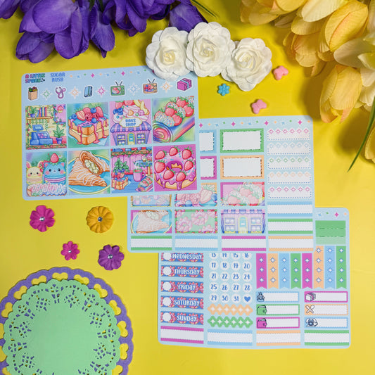 Sugar Rush Weekly Sticker Kit