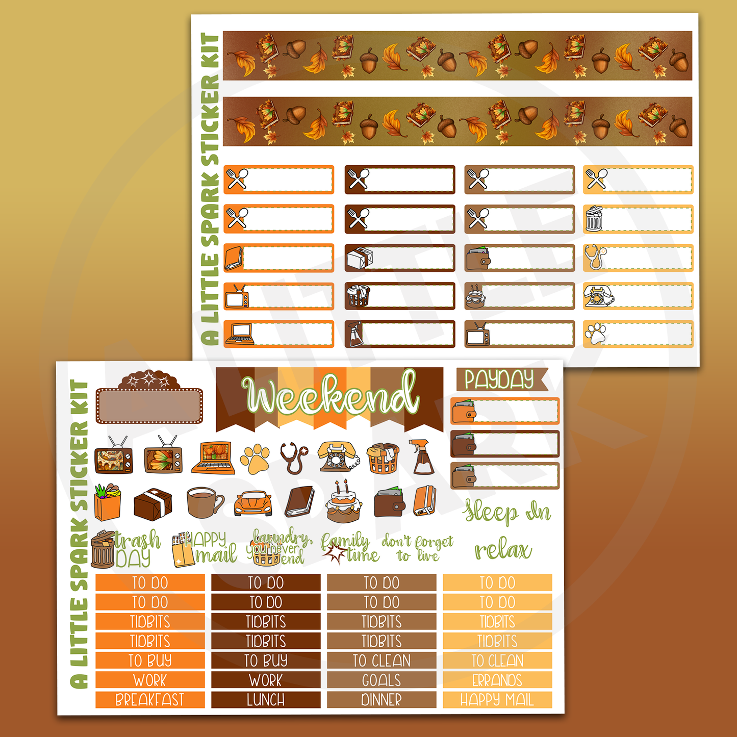 Vertical PRINTABLE Kit: Autumn Tales