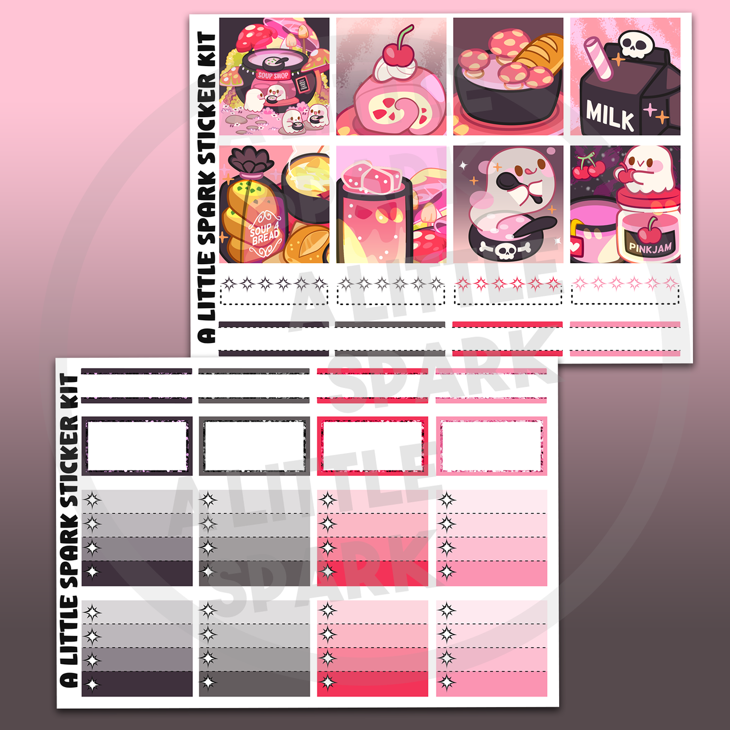 Vertical PRINTABLE Kit: Ghost Jam
