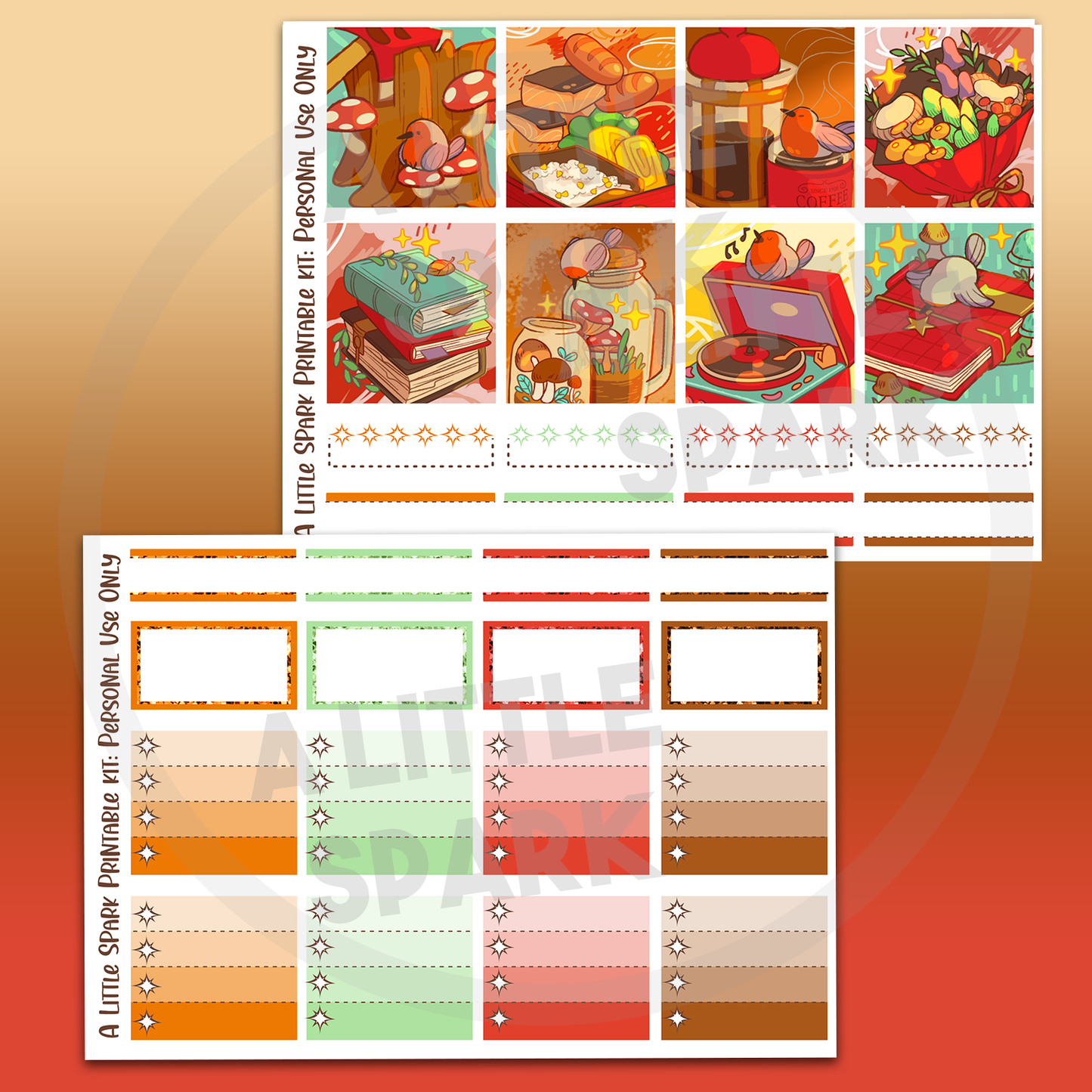 Vertical PRINTABLE Kit: Slice