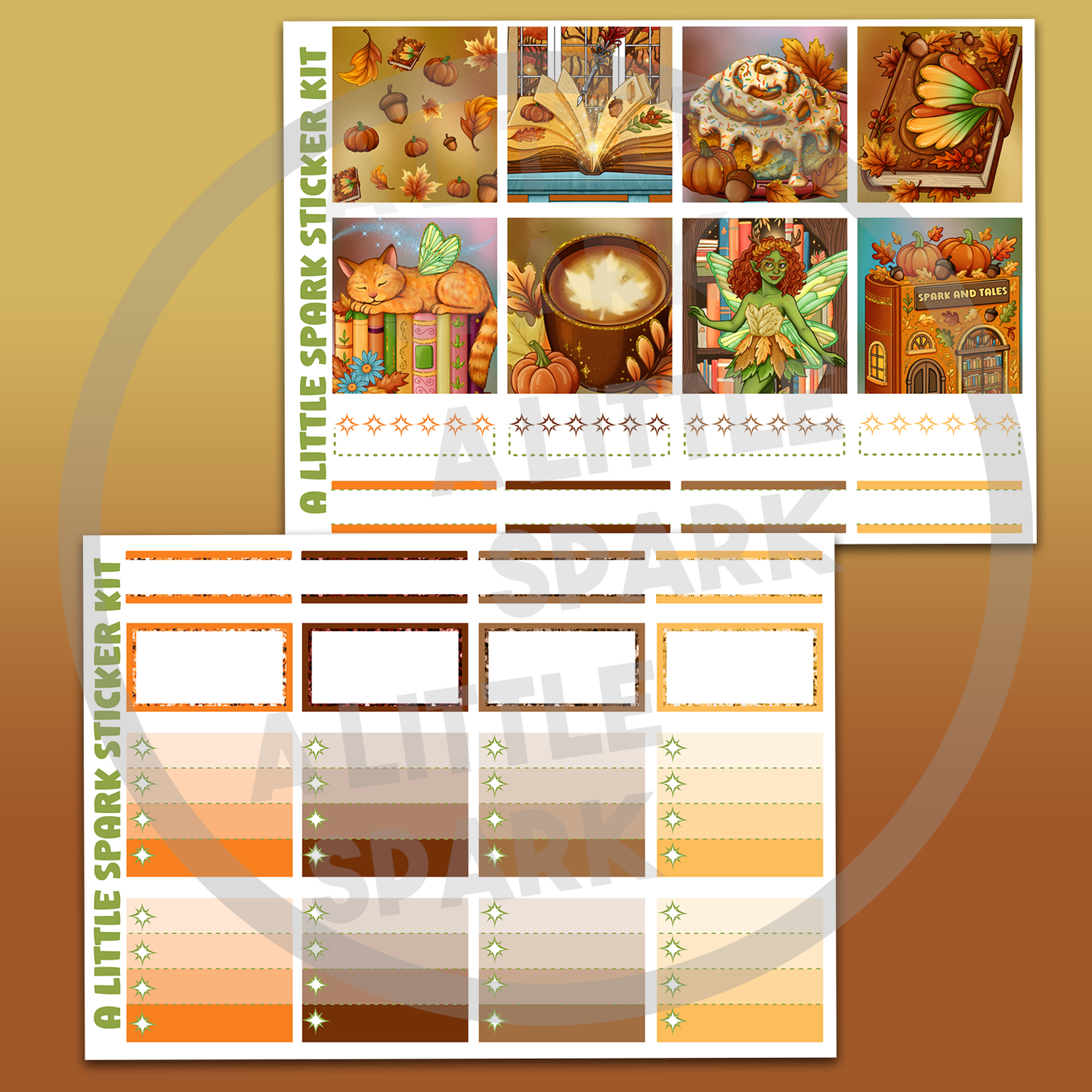 Vertical PRINTABLE Kit: Autumn Tales