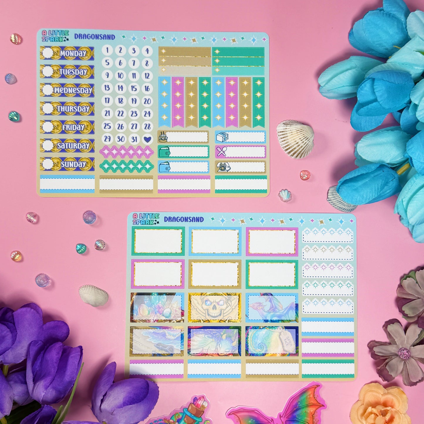 Dragonsand Weekly Sticker Kit