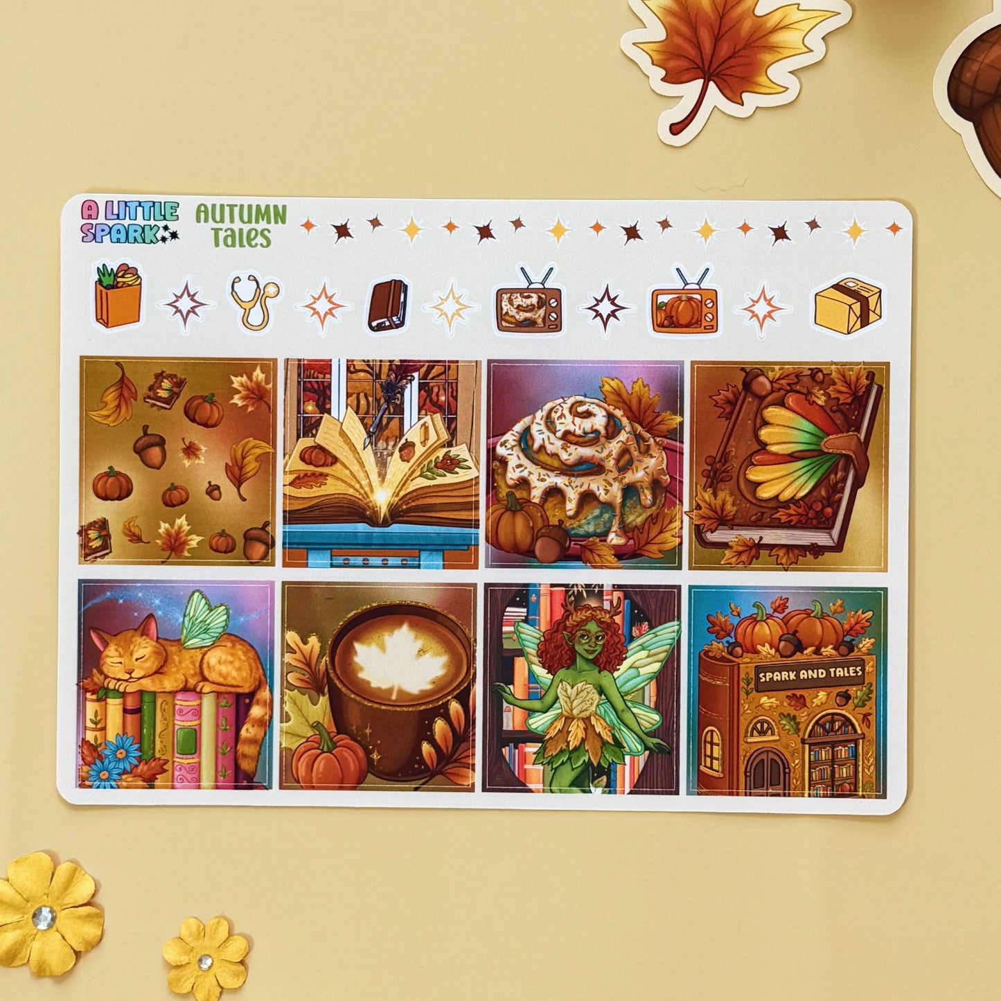 Autumn Tales Weekly Sticker Kit