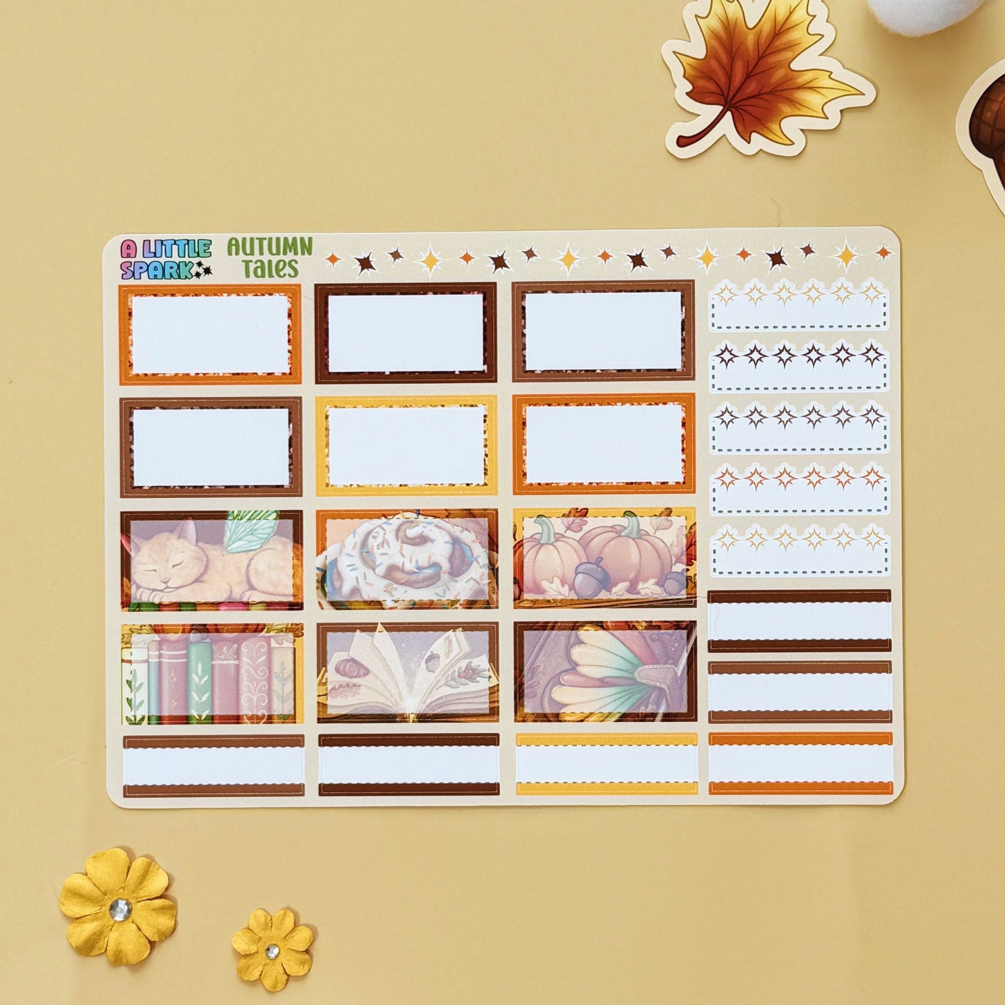 Autumn Tales Weekly Sticker Kit