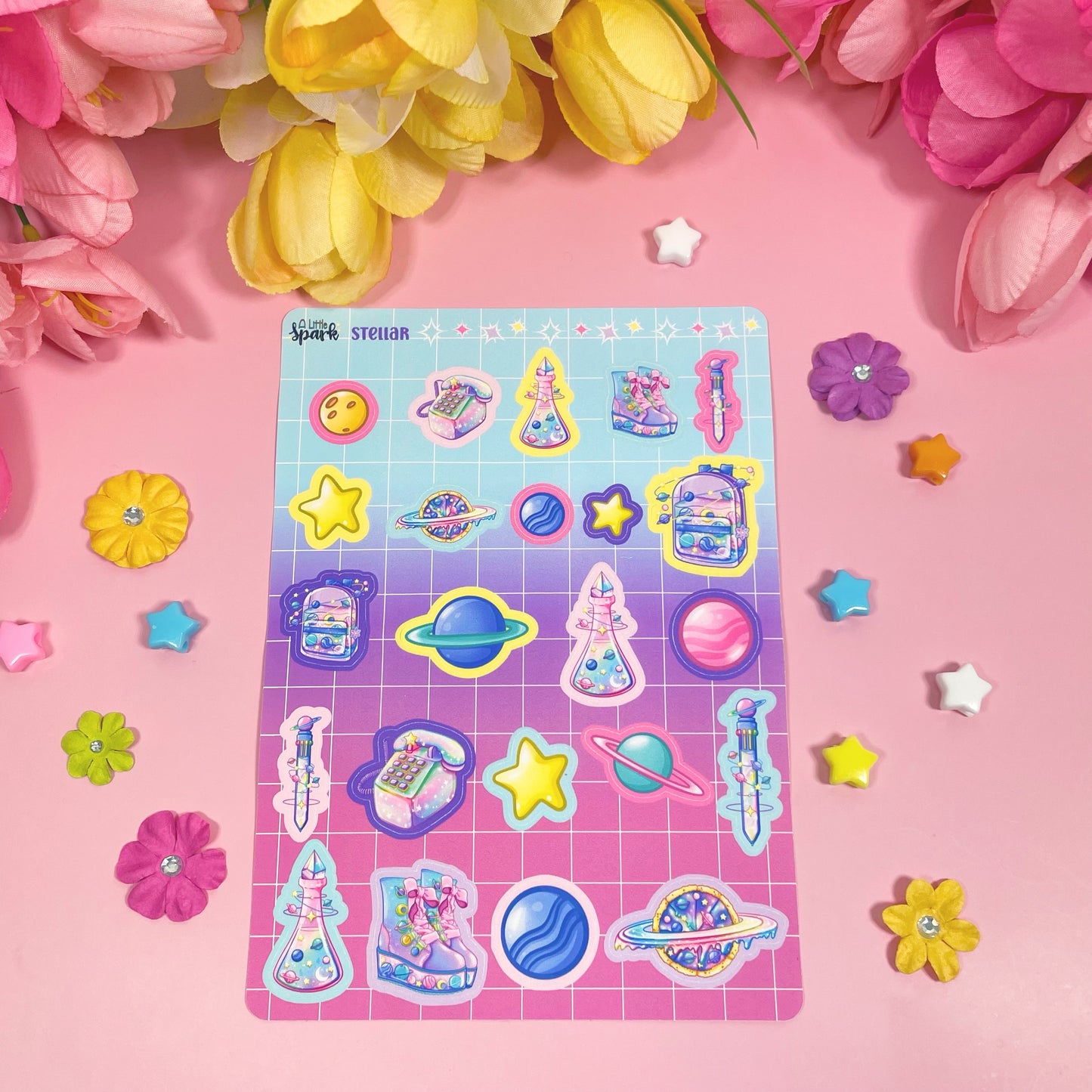 Stellar Deco Sticker Sheet