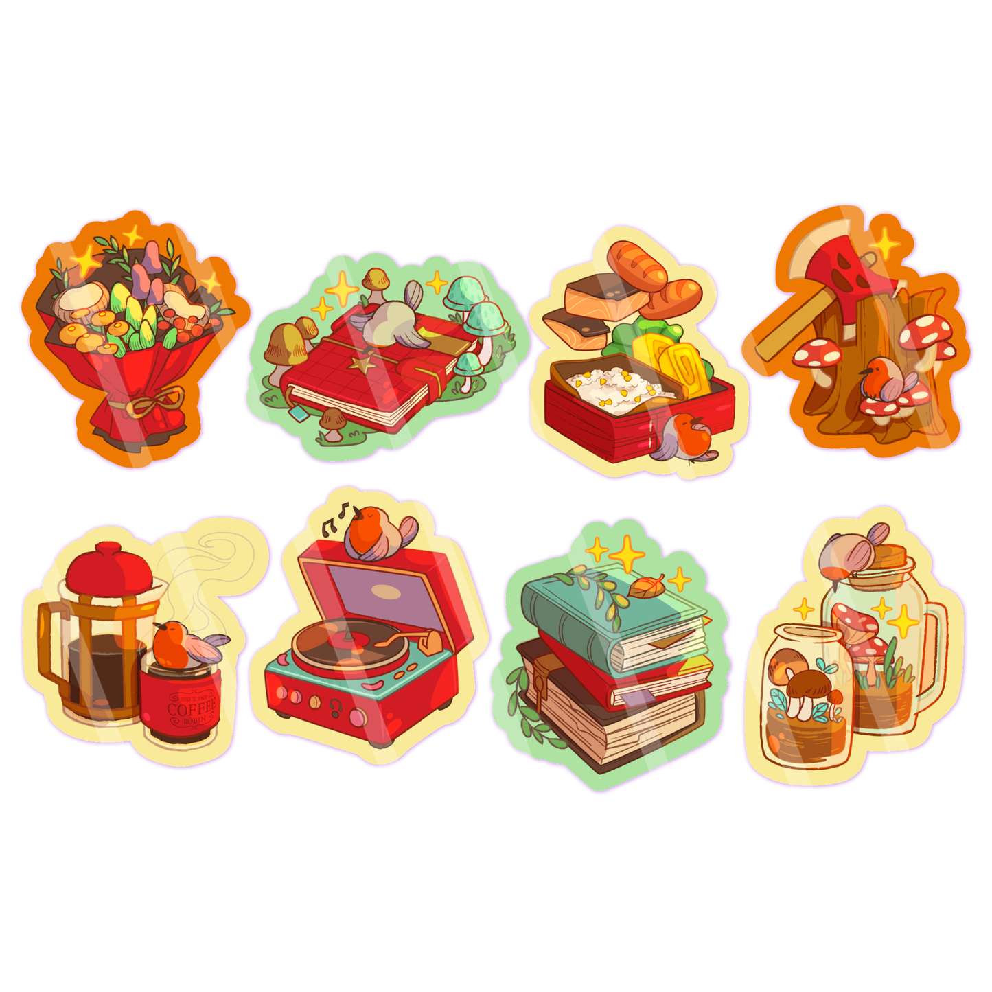 Slice: Die Cut Sticker Pack
