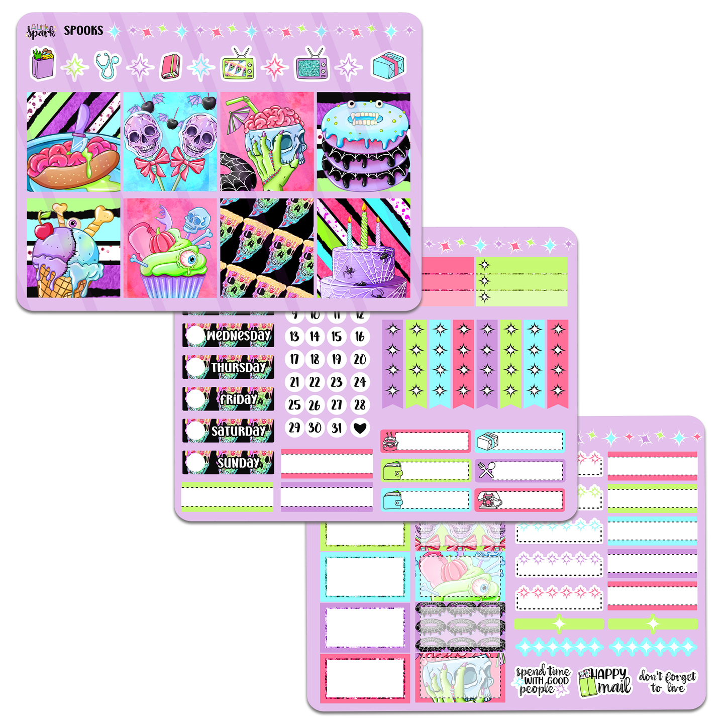 Brain Food Sticker Kit