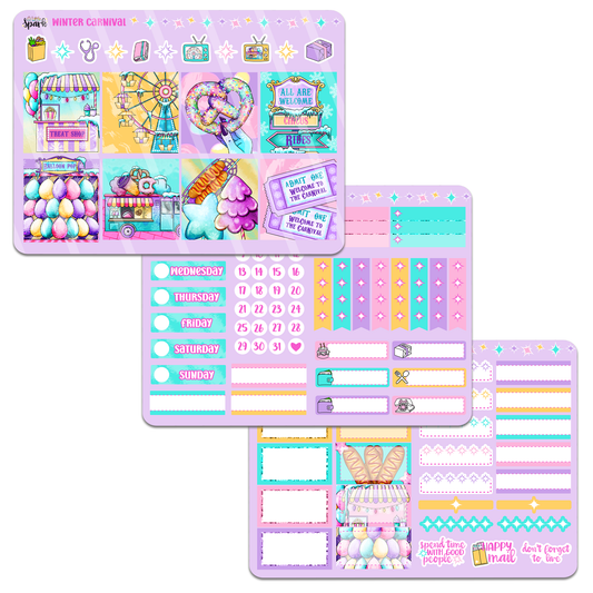 Winter Carnival Sticker Kit