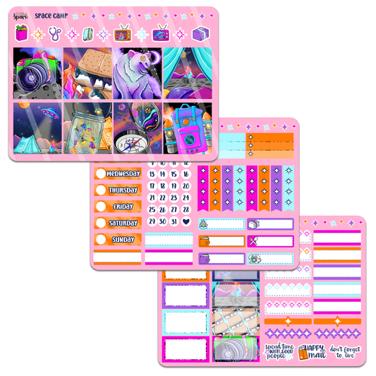 Space Camp Sticker Kit
