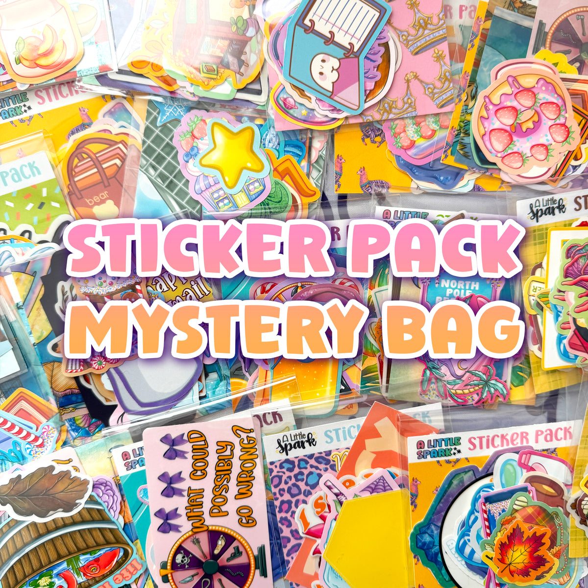Sticker Pack Mystery Bag (die cuts)