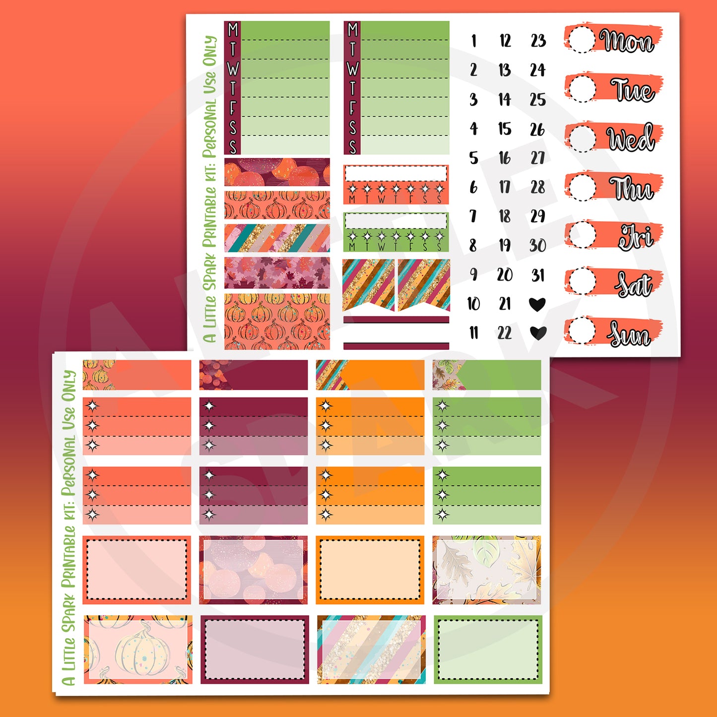 Vertical PRINTABLE Kit Breezy