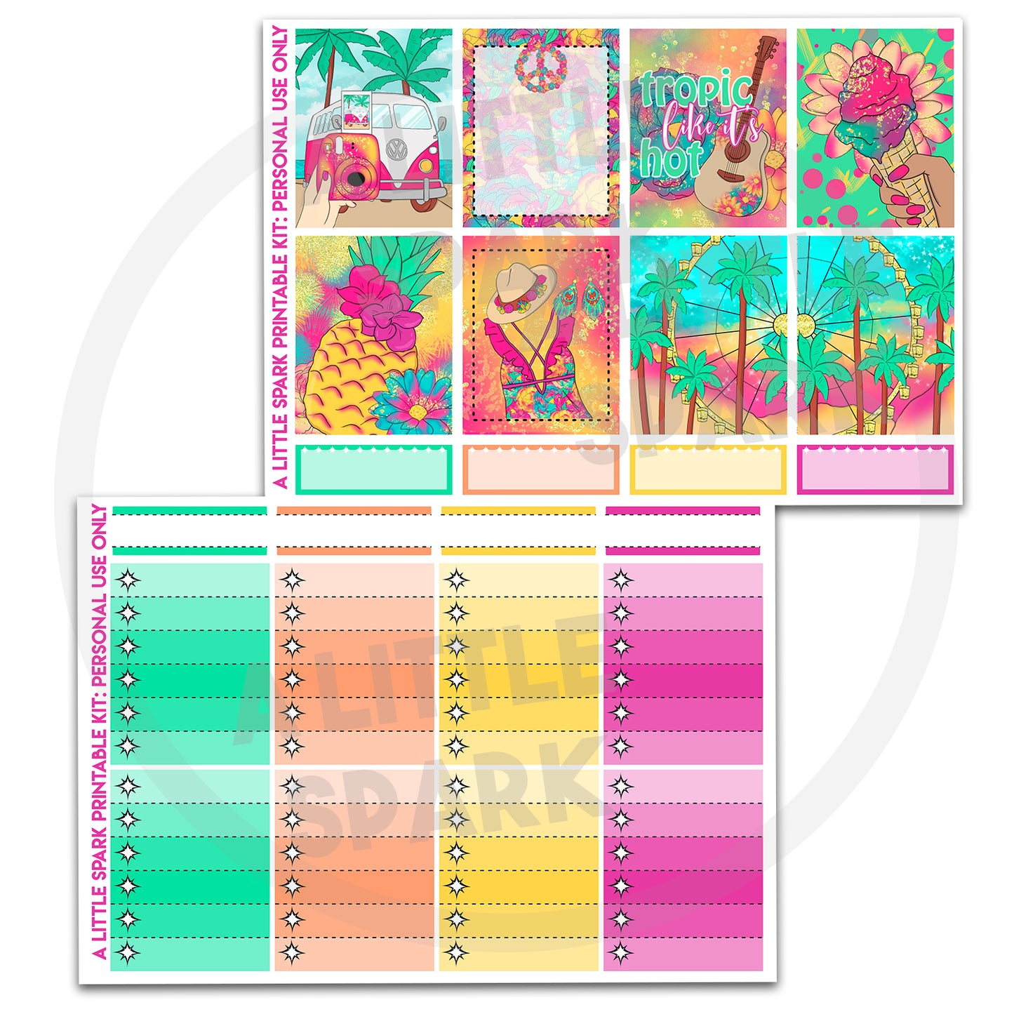 Vertical PRINTABLE Kit: Vibe