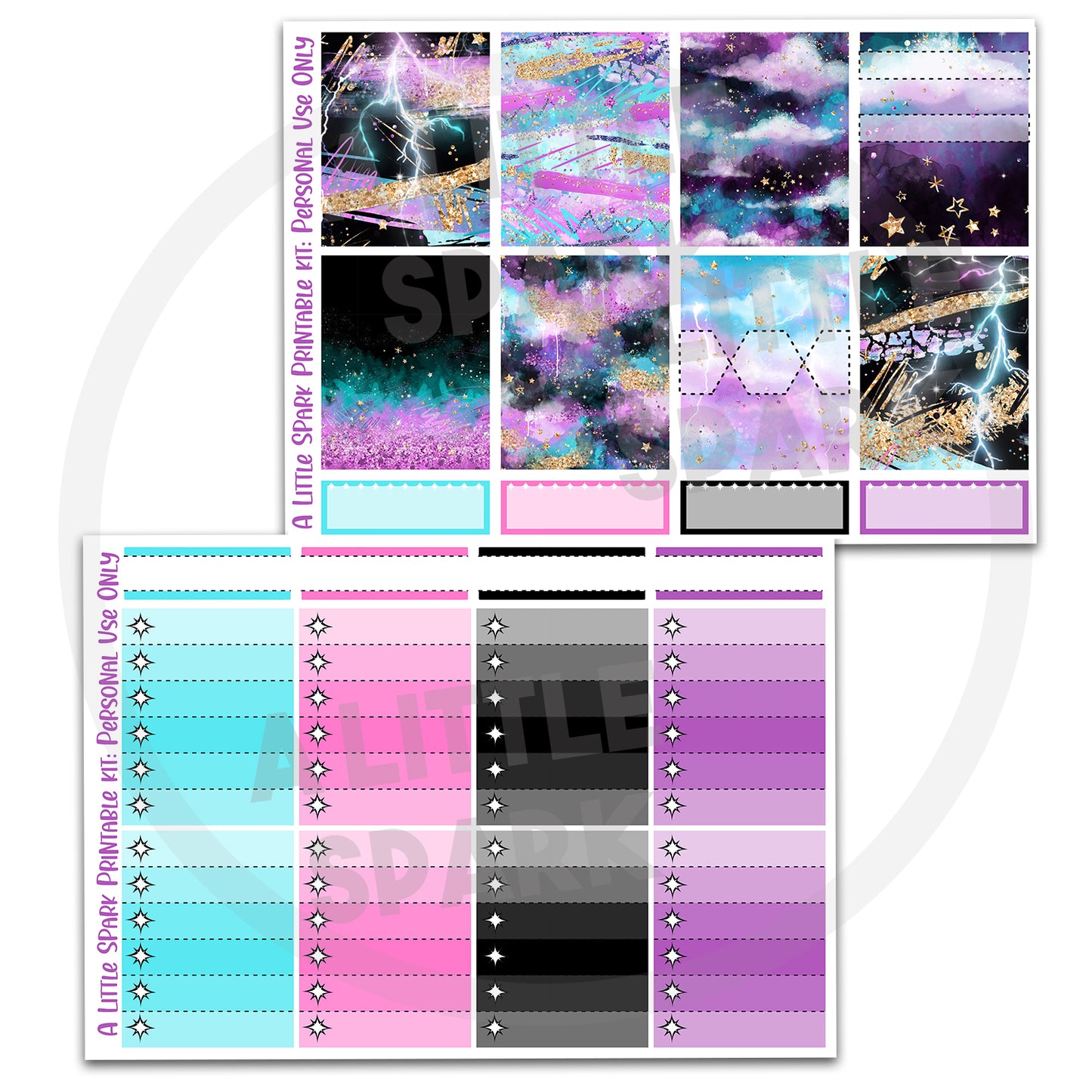 Vertical PRINTABLE Kit Electric