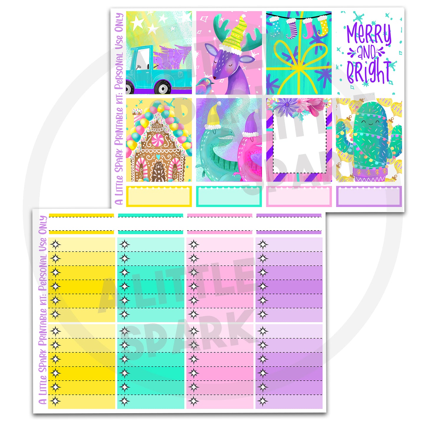 Vertical PRINTABLE Kit Joy Bells