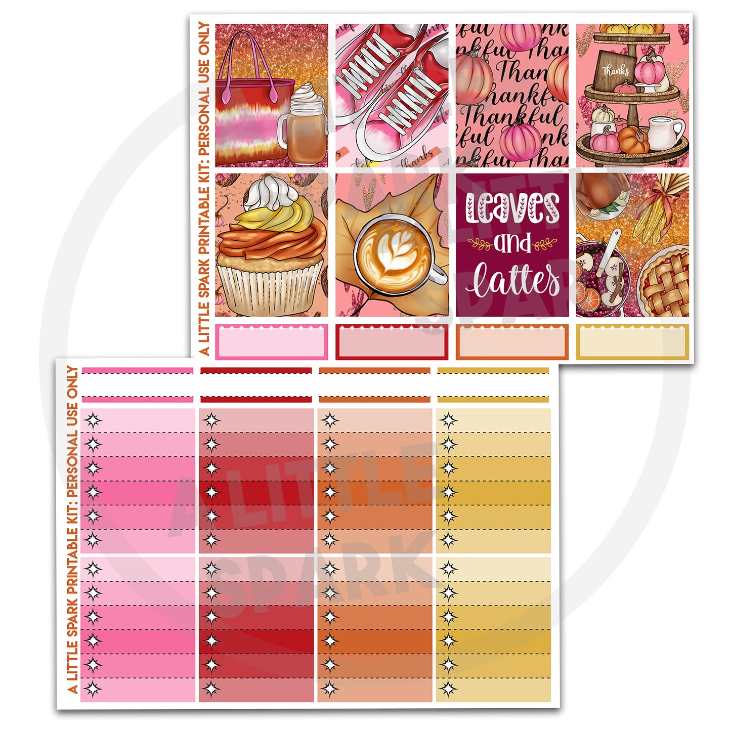Vertical PRINTABLE Kit: Thursday