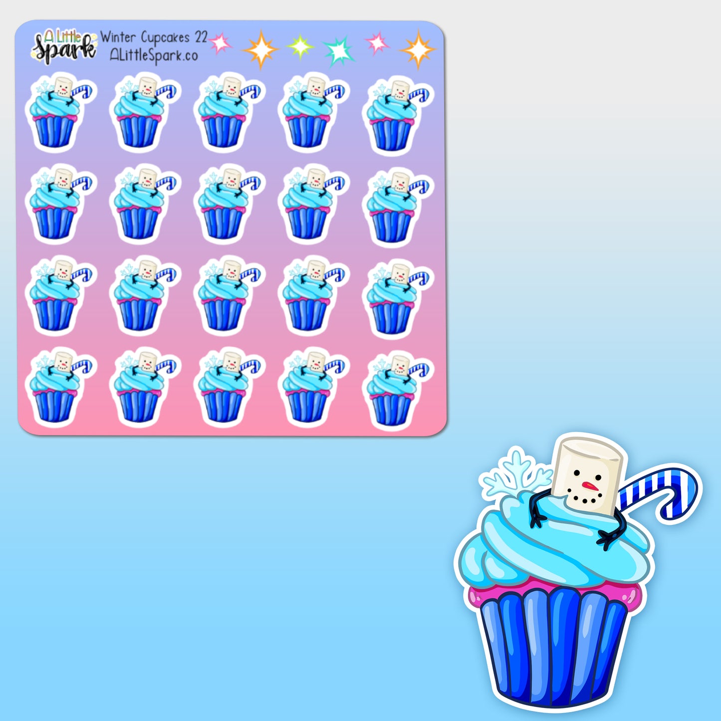 Winter Cupcakes