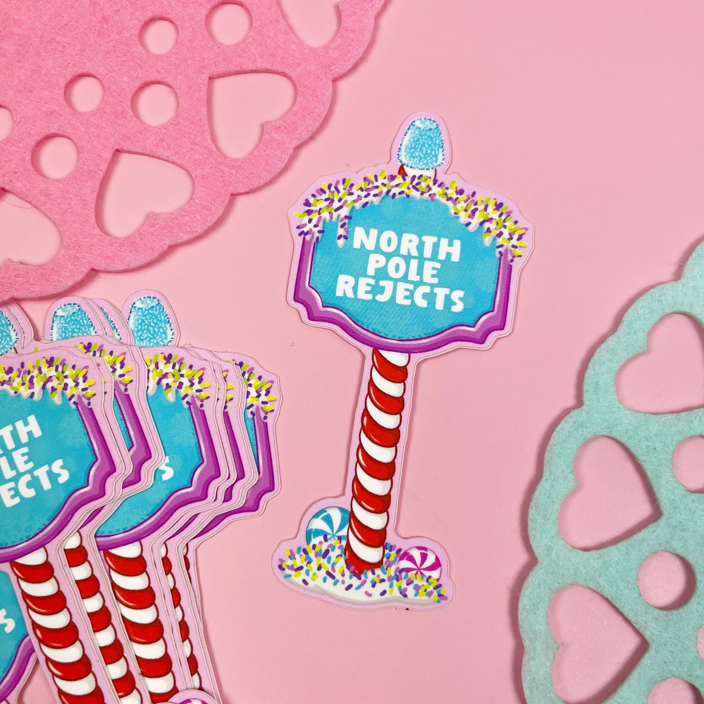 North Pole Rejects Matte Vinyl Sticker