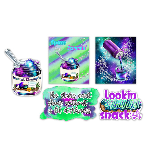 Galaxy Yums: Quotes Sticker Pack