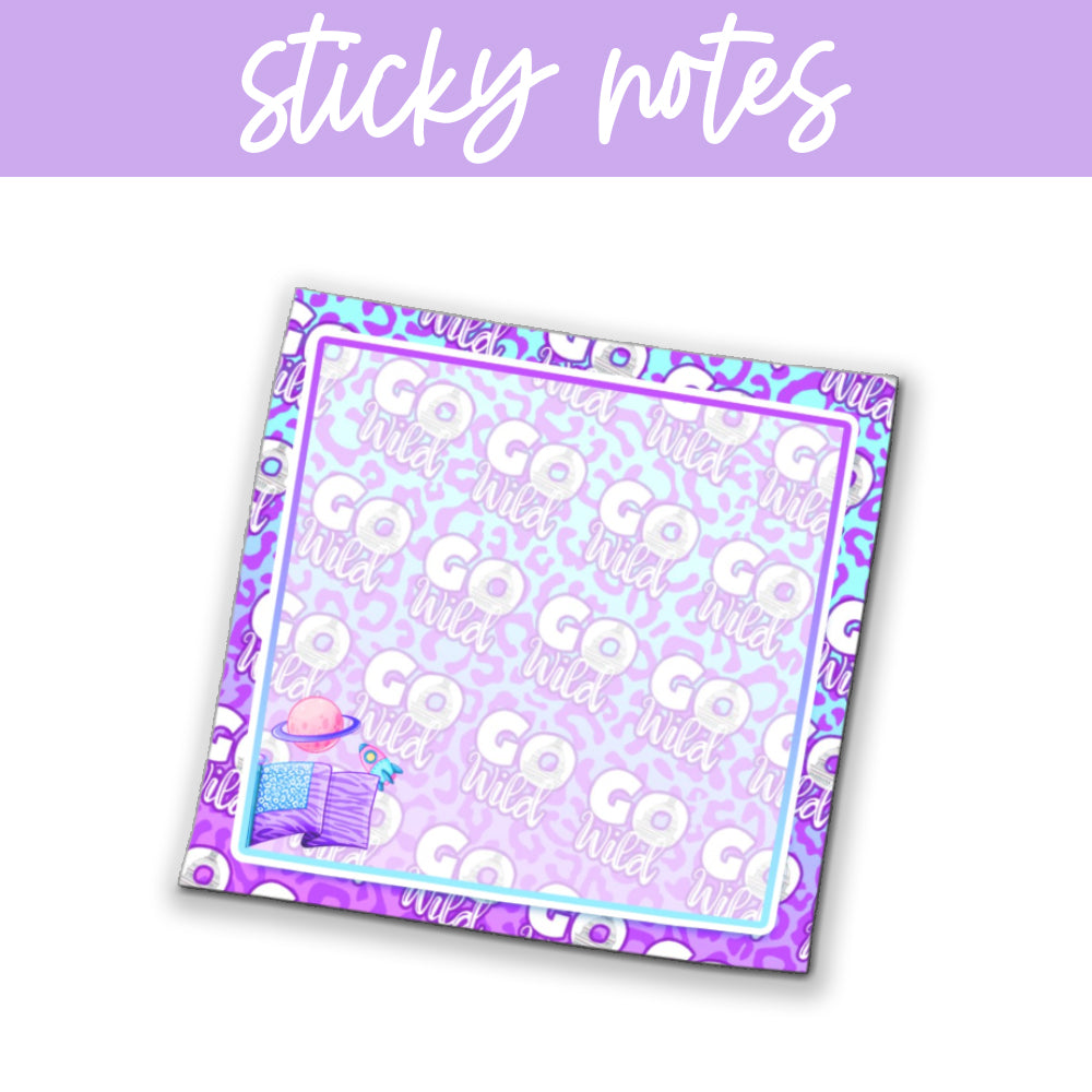 Wild Stars Sticky Notes