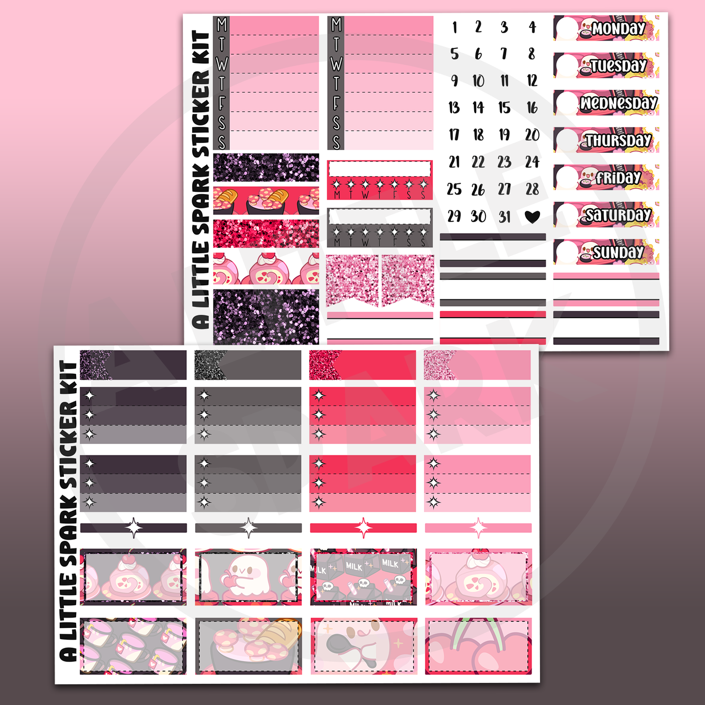 Vertical PRINTABLE Kit: Ghost Jam