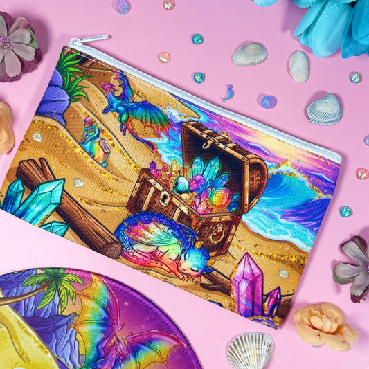 Dragonsand Zippered Pouch