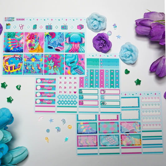Seaside Weekly Sticker Kit
