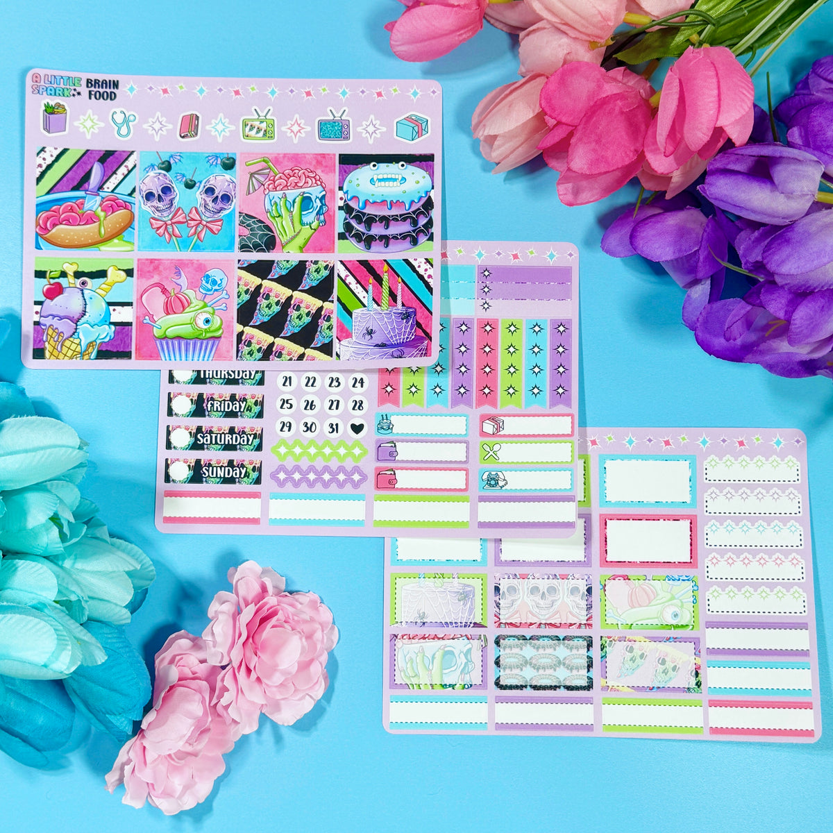Brain Food Sticker Kit