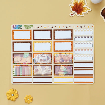 Autumn Tales Weekly Sticker Kit