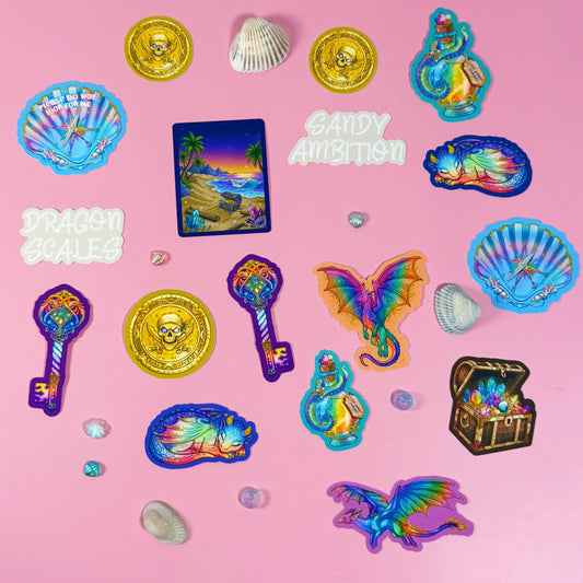 Dragonsand: Die Cut Sticker Pack