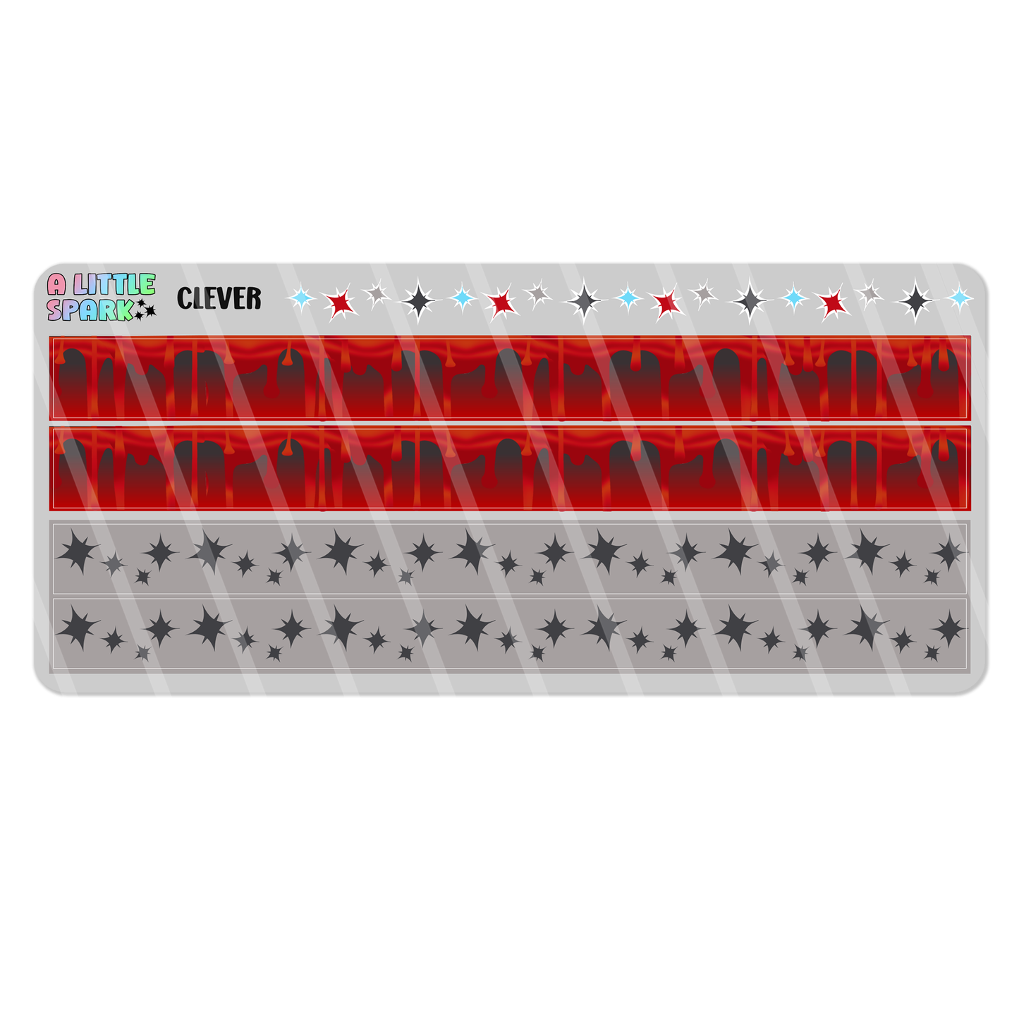Clever: sticker strips