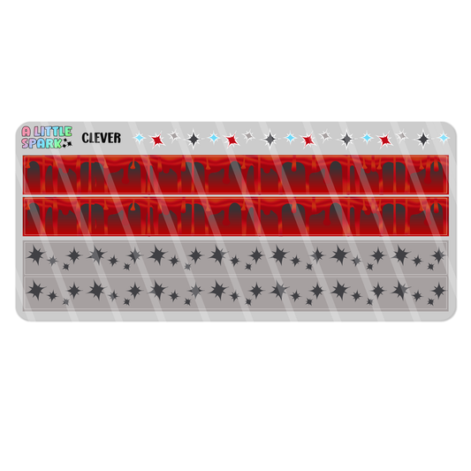 Clever: sticker strips