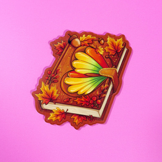Autumn Tales Magnet: Bookish