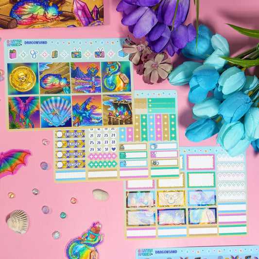 Dragonsand Weekly Sticker Kit