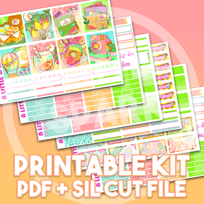 Vertical PRINTABLE Kit: Summer Bliss