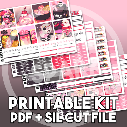 Vertical PRINTABLE Kit: Ghost Jam