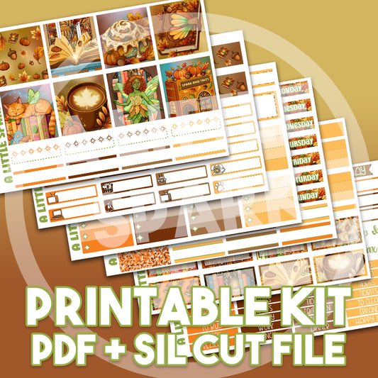 Vertical PRINTABLE Kit: Autumn Tales