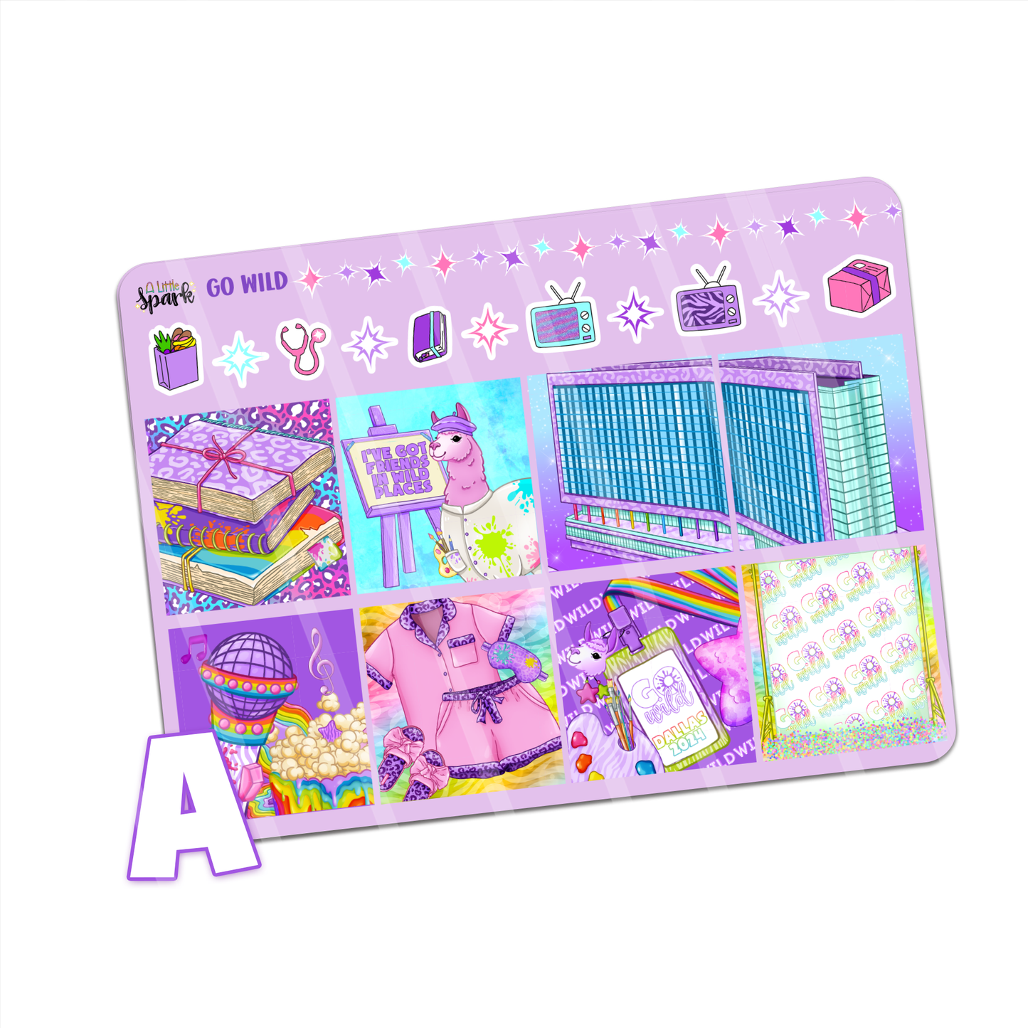 (A) Painted Wild Sticker Kit