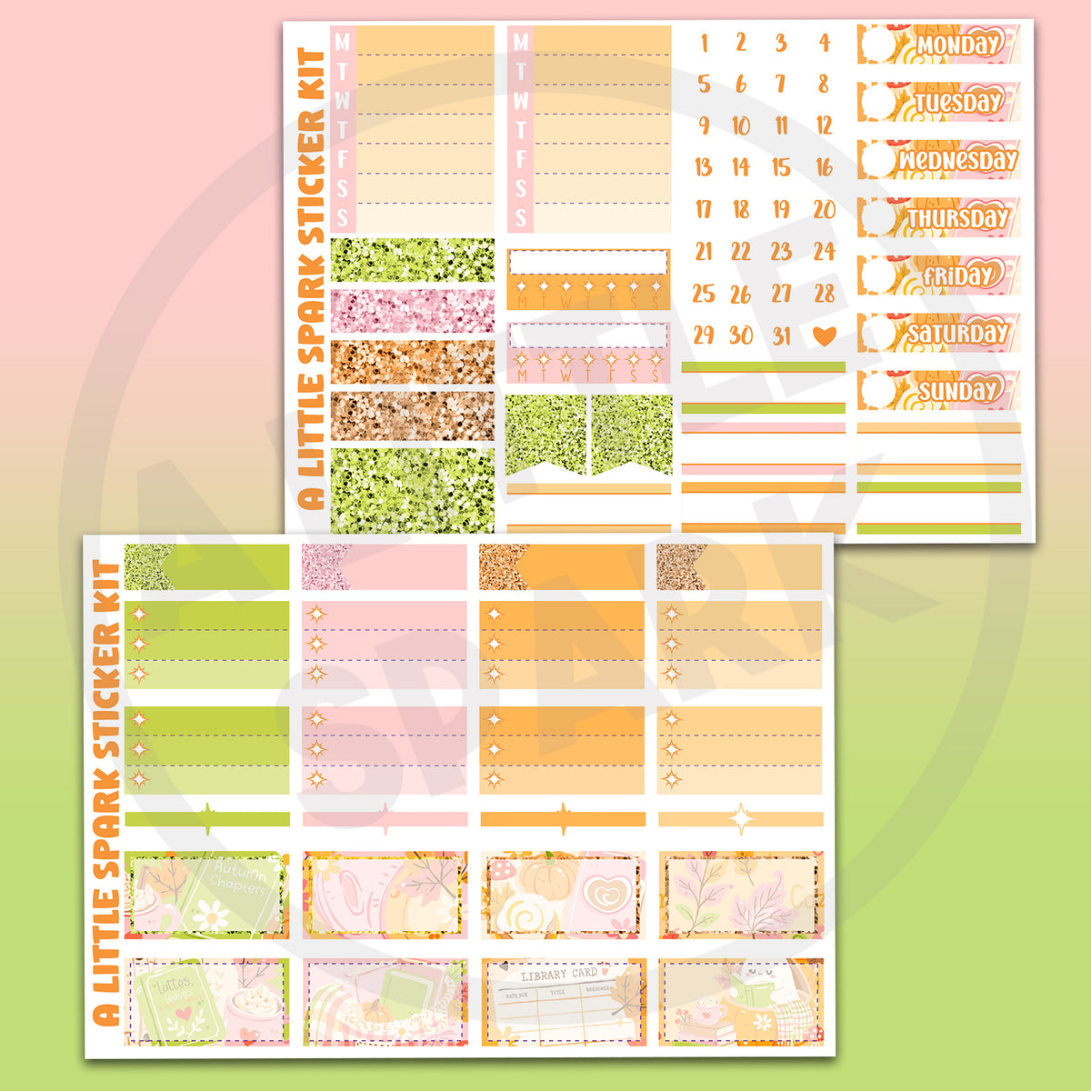 Vertical PRINTABLE Kit: Chapters