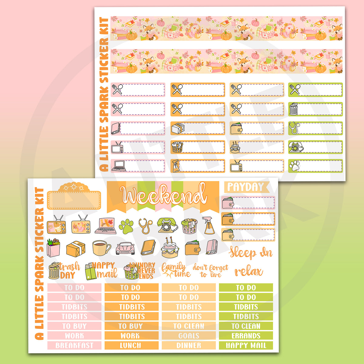 Vertical PRINTABLE Kit: Chapters