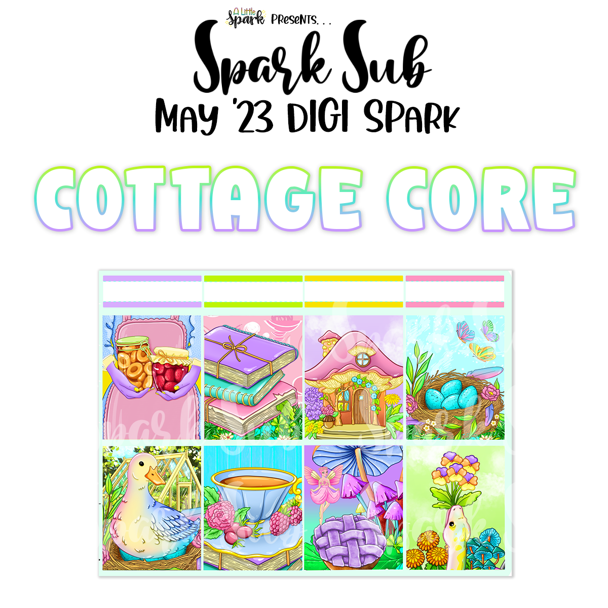Digi Spark: Cottage Core ONE TIME PURCHASE