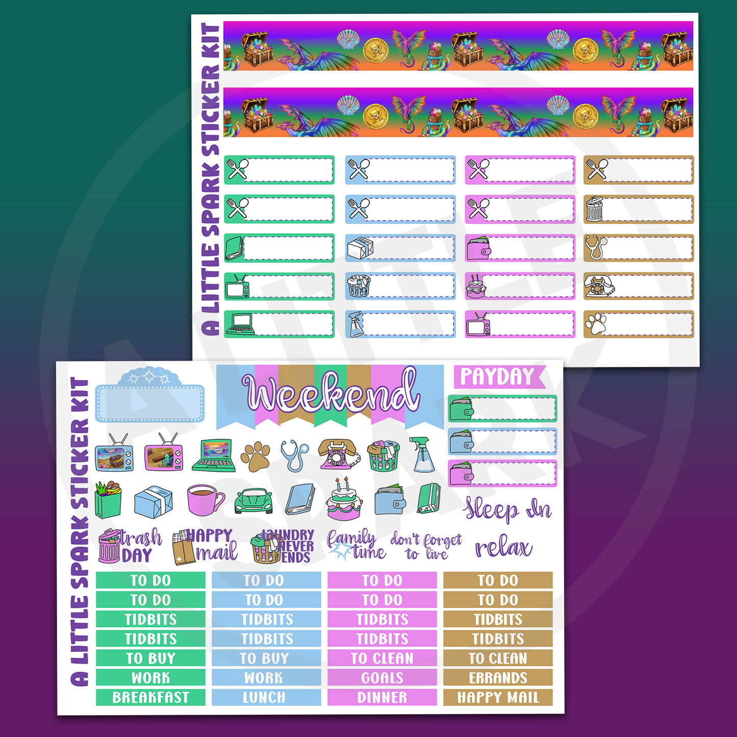 Vertical PRINTABLE Kit: Dragonsand