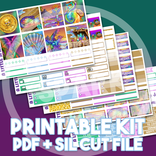 Vertical PRINTABLE Kit: Dragonsand