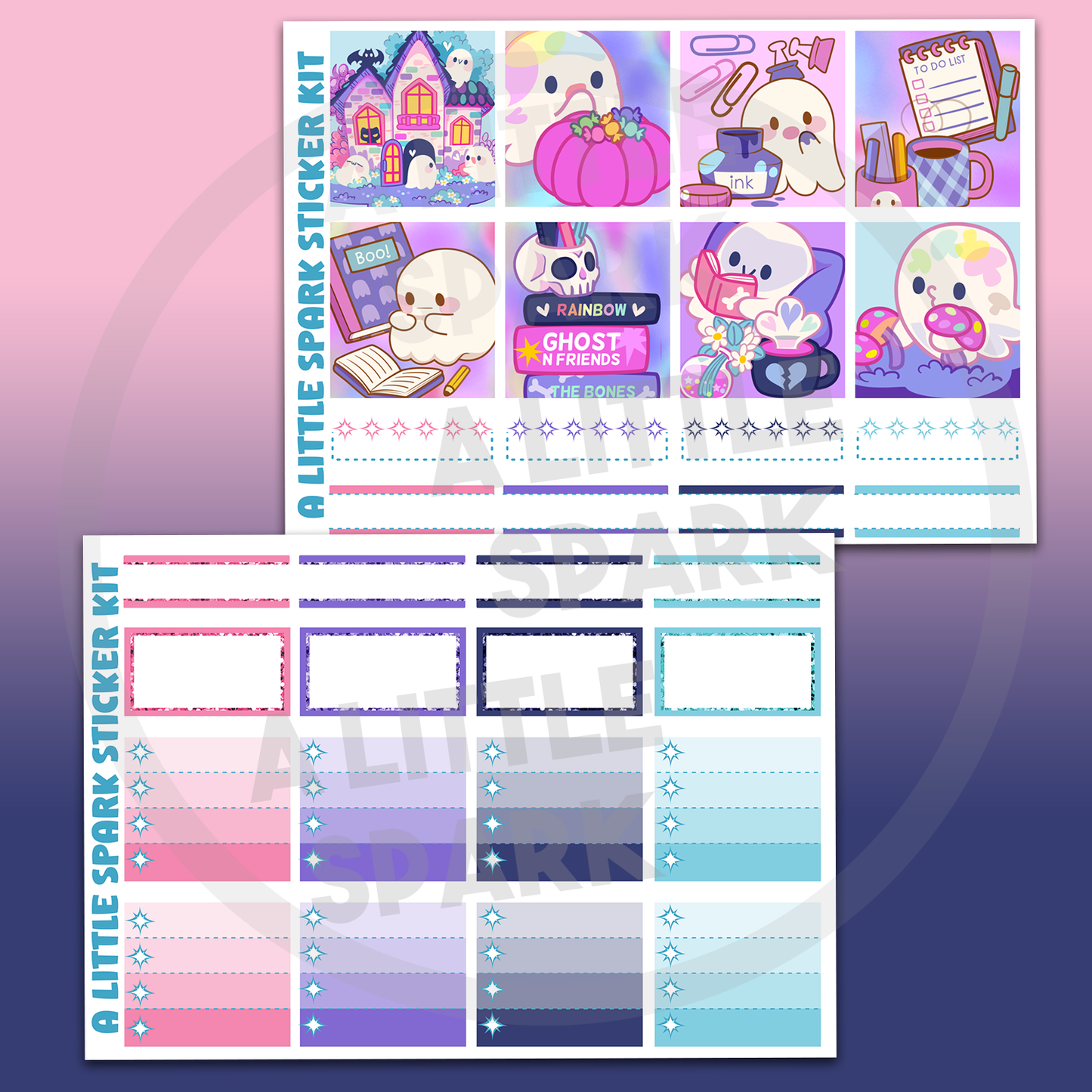 Vertical PRINTABLE Kit: Ghostie