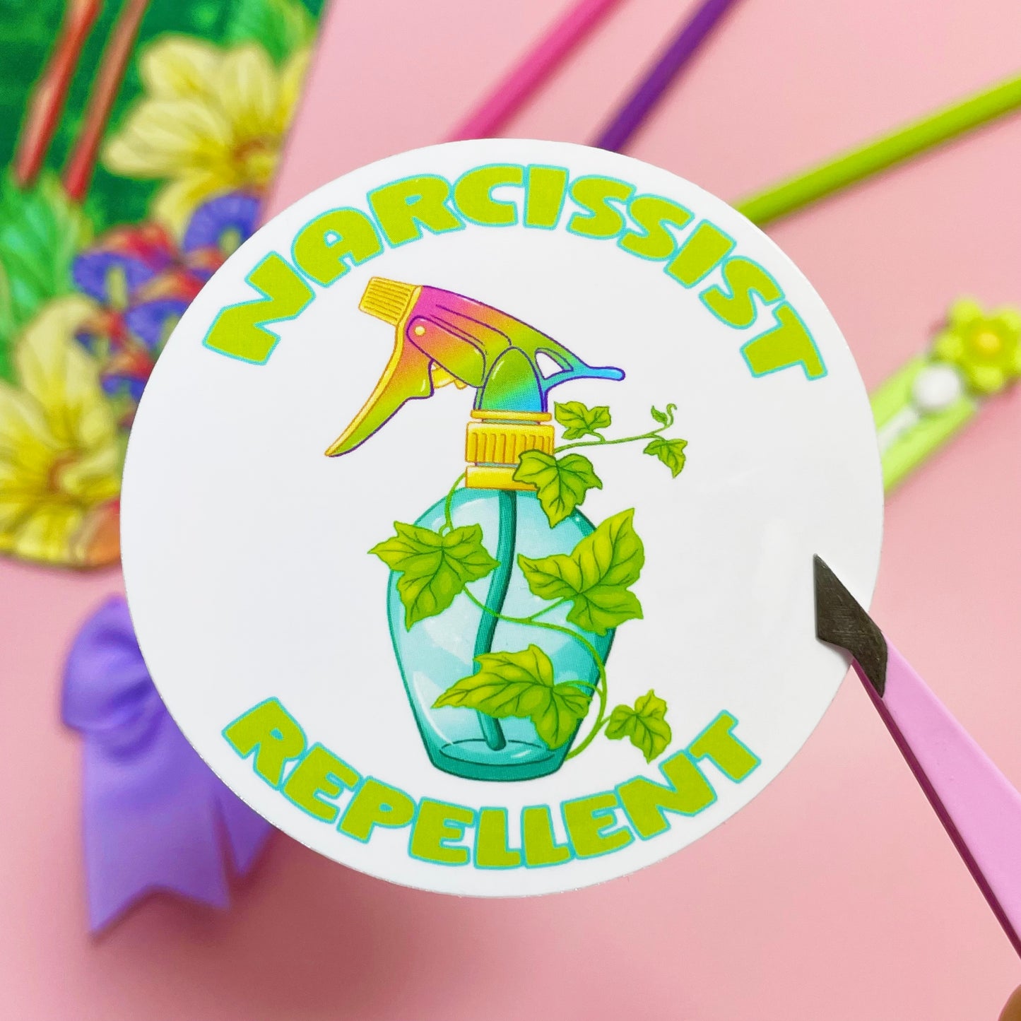 Narcissist Repellent Vinyl Sticker