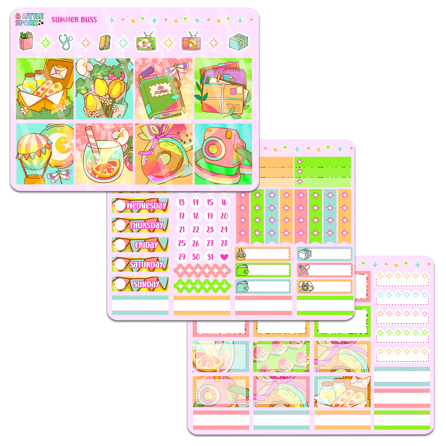 Summer Bliss Sticker Kit