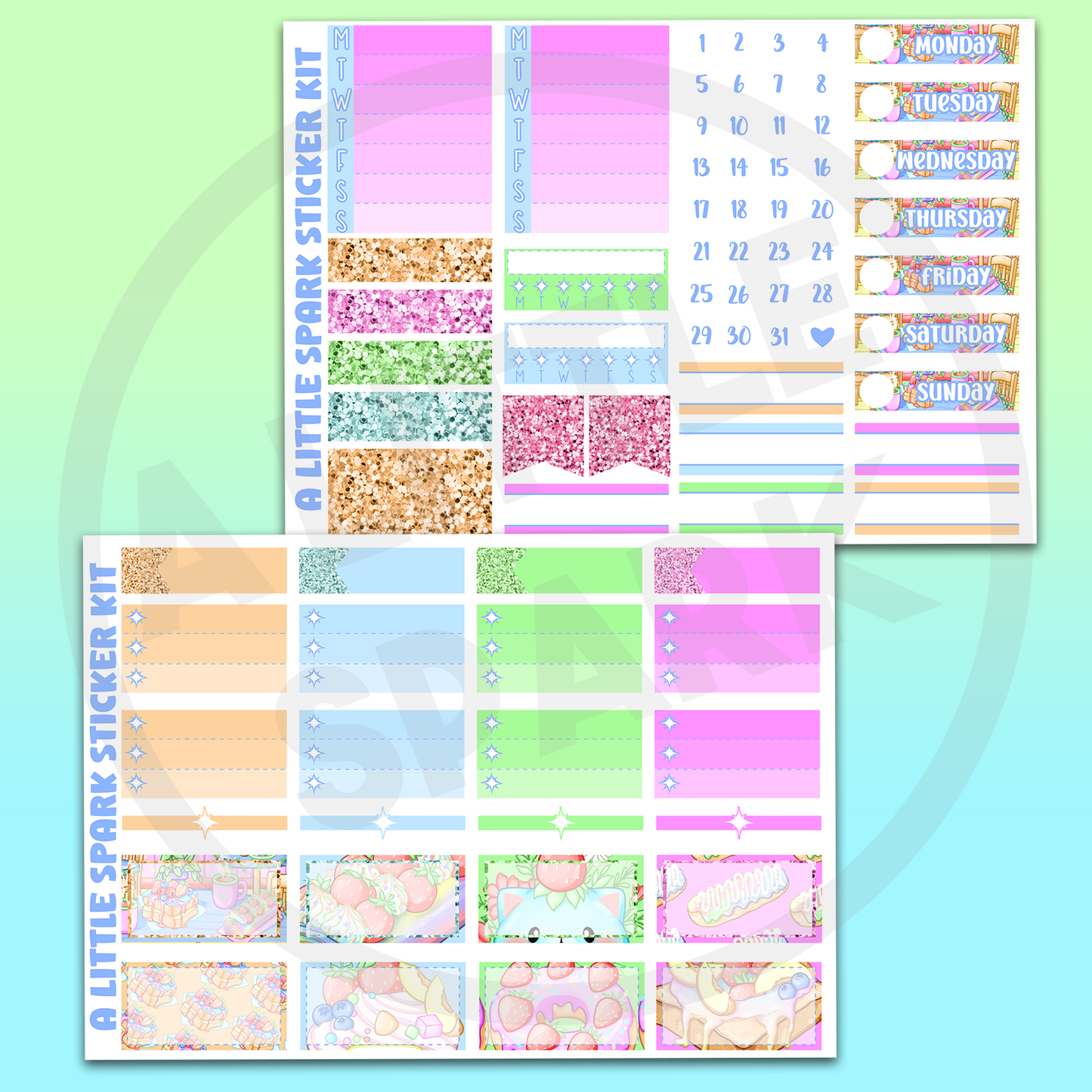 Vertical PRINTABLE Kit: Sugar Rush