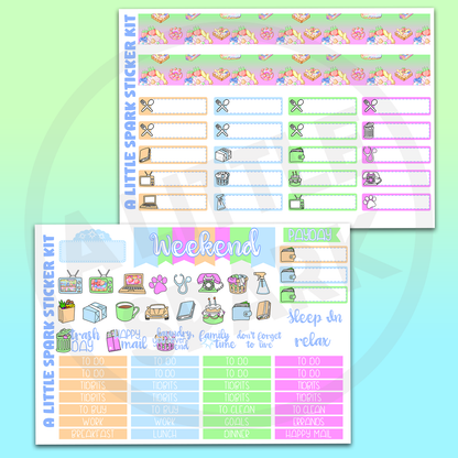 Vertical PRINTABLE Kit: Sugar Rush