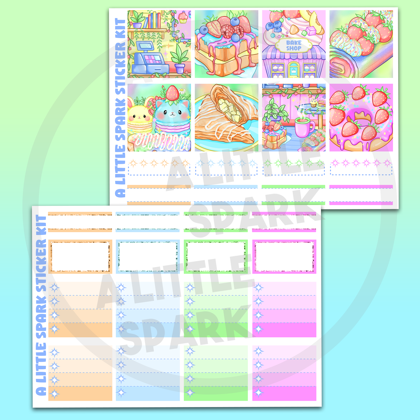 Vertical PRINTABLE Kit: Sugar Rush