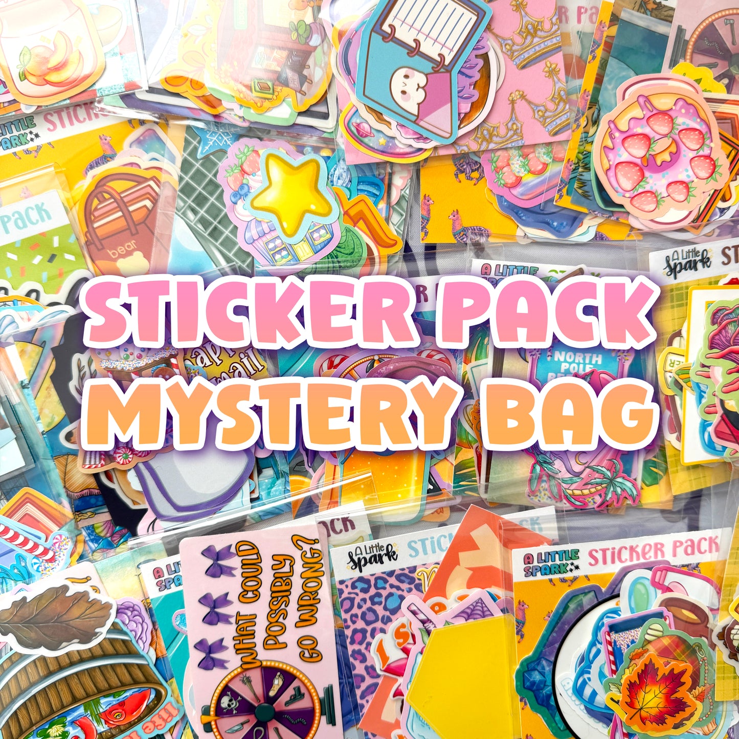 Sticker Pack Mystery Bag (die cuts)